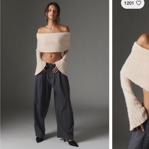 Urban Outfitters silence + noise Harper off the shoulder top NWOT